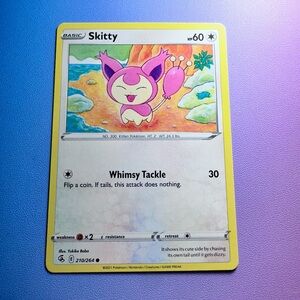 skitty - 210/264 (common) — pokemon: fusion strike
